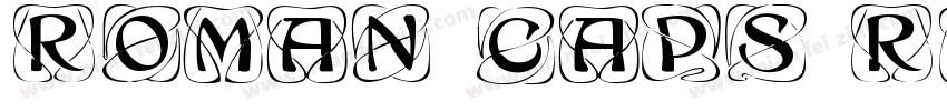 Roman Caps Regular字体转换